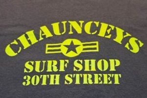 Shop Chauncey's Surf Shop T-Shirts | Surf Style & More Learn to Surf & Skate: A Beginner's Step-by-Step Guide Shop Chauncey's Surf Shop T-Shirts | Surf Style & More | Learn to Surf & Skate: A Beginner's Step-by-Step Guide