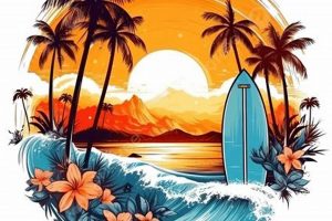 California Surfer Wave Vector Art: Free Clip Art & More | Learn to Surf & Skate: A Beginner's Step-by-Step Guide