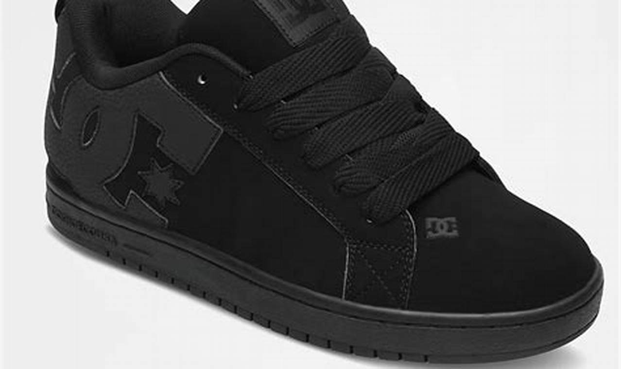 Best DC Court Graffik All Black Skate Shoes: Review + Style | Learn to Surf & Skate: A Beginner's Step-by-Step Guide