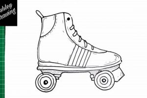Learn Roller Skate Drawing: Easy Guides + Art | Learn to Surf & Skate: A Beginner's Step-by-Step Guide