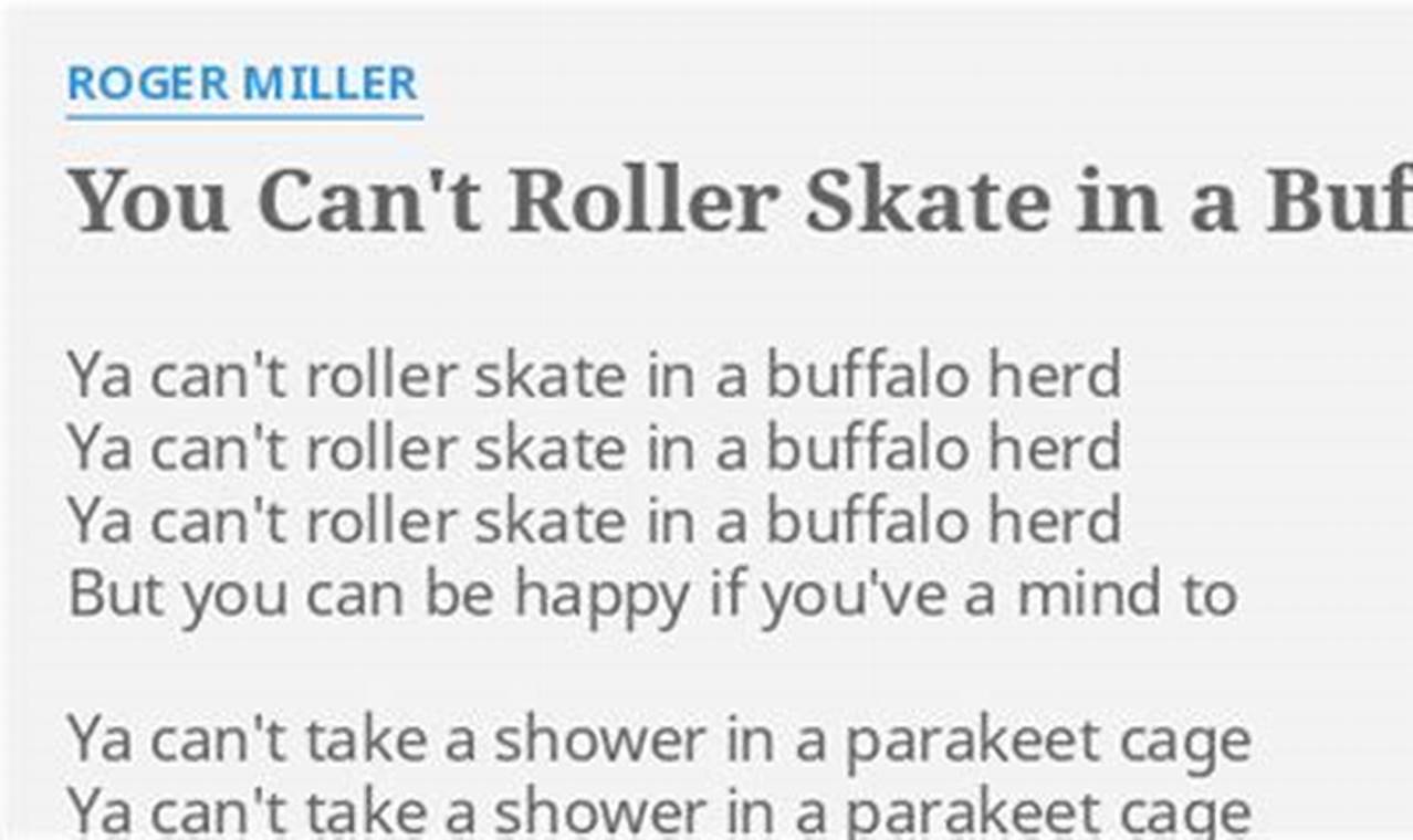 Why 'Roller Skate in a Buffalo Herd Lyrics' Resonates So Well! | Learn to Surf & Skate: A Beginner's Step-by-Step Guide