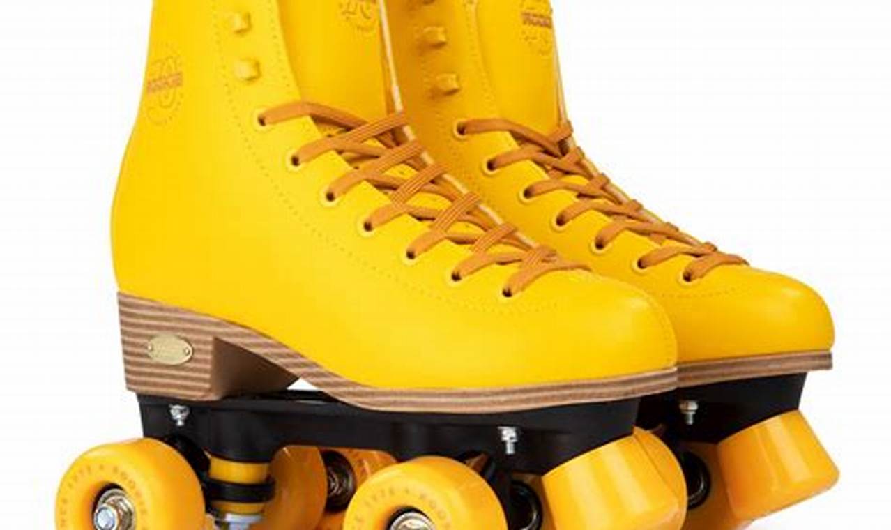 Glide in Style: Yellow Roller Skates Fun! | Learn to Surf & Skate: A Beginner's Step-by-Step Guide