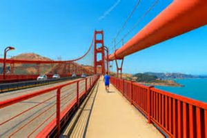 Is It Legal? Woman Roller Skates Golden Gate Bridge Stunt! | Learn to Surf & Skate: A Beginner's Step-by-Step Guide