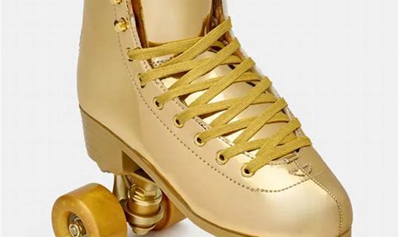 Shine On! Gold Roller Skates: Style & Performance | Learn to Surf & Skate: A Beginner's Step-by-Step Guide